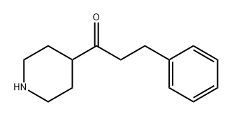 1-Propanone, 3-phenyl-1-(4-piperidinyl)- Struktur