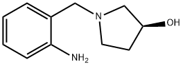 3-Pyrrolidinol, 1-[(2-aminophenyl)methyl]-, (3S)- Struktur