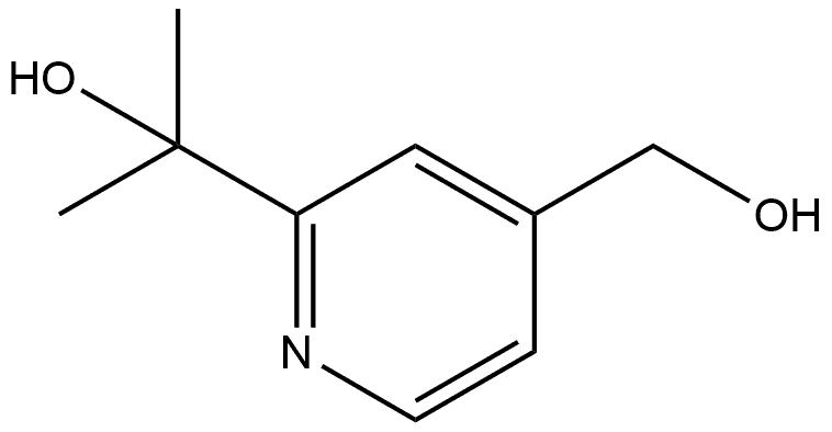 2,4-Pyridinedimethanol, α2,α2-dimethyl- Struktur