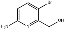 2-Pyridinemethanol, 6-amino-3-bromo- Struktur