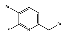 Pyridine, 3-bromo-6-(bromomethyl)-2-fluoro- Struktur