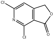 Furo[3,4-c]pyridin-3(1H)-one, 4,6-dichloro- Struktur