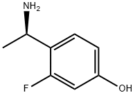 Phenol, 4-[(1R)-1-aminoethyl]-3-fluoro- Struktur