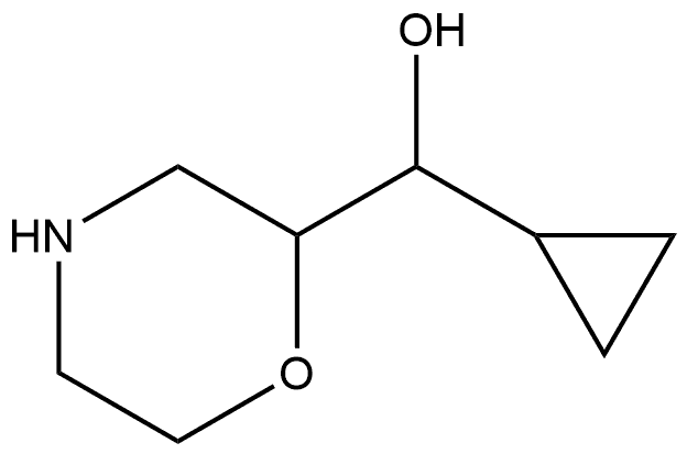 2-Morpholinemethanol,α-cyclopropyl- Struktur