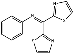 Benzenamine, N-[bis(2-thiazolyl)methylene]- Struktur