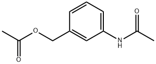 Acetamide, N-[3-[(acetyloxy)methyl]phenyl]- Struktur