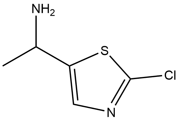 5-Thiazolemethanamine, 2-chloro-α-methyl- Struktur