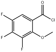 2-Methoxy-3,4,5-trifluorobenzoylchloride Struktur