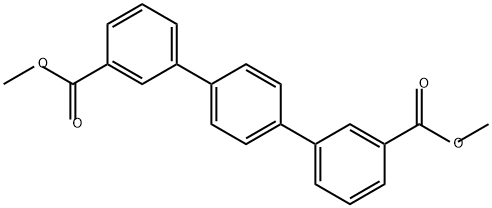 [1,1':4',1''-Terphenyl]-3,3''-dicarboxylic acid, 3,3''-dimethyl ester Struktur