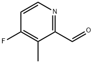 2-Pyridinecarboxaldehyde, 4-fluoro-3-methyl- Struktur