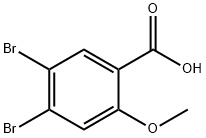 4,5-Dibromo-2-methoxy-benzoic acid Struktur