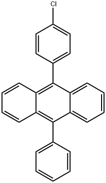 9-(4-chlorophenyl)-10-phenylanthracene Struktur