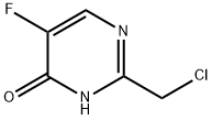 4(3H)-Pyrimidinone, 2-(chloromethyl)-5-fluoro- Struktur