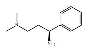 1,3-Propanediamine, N3,N3-dimethyl-1-phenyl-, (1S)- Struktur