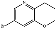 Pyridine, 5-bromo-2-ethyl-3-methoxy- Struktur