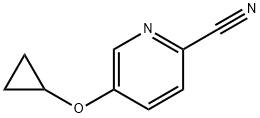 5-Cyclopropoxypicolinonitrile Struktur