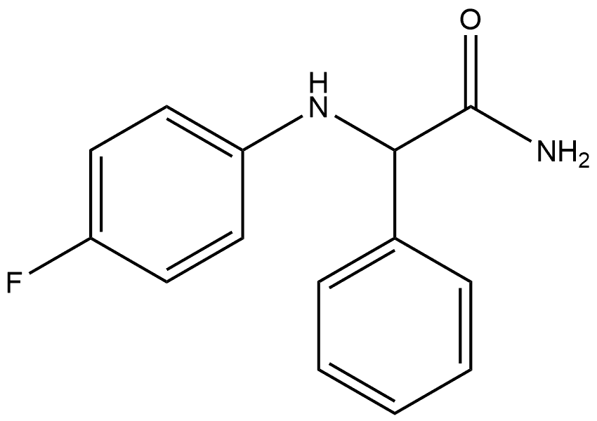 Benzeneacetamide, α-[(4-fluorophenyl)amino]- Struktur