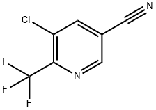 5-Chloro-6-(trifluoromethyl)nicotinonitrile Struktur