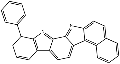 11,12-dihydro-12-phenyl-benzo[G]indole[2,3-A]carbazole Struktur