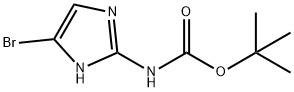 Carbamic acid, N-(5-bromo-1H-imidazol-2-yl)-, 1,1-dimethylethyl ester Struktur