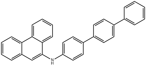 9-Phenanthrenamine, N-[1,1':4',1''-terphenyl]-4-yl- Struktur