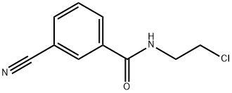 Benzamide, N-(2-chloroethyl)-3-cyano- Struktur