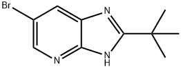 3H-Imidazo[4,5-b]pyridine, 6-bromo-2-(1,1-dimethylethyl)- Struktur