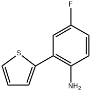 4-Fluoro-2-(thiophen-2-yl)aniline Struktur