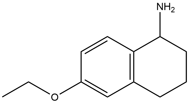 6-ethoxy-1,2,3,4-tetrahydronaphthalen-1-amine Struktur