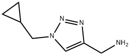 1H-1,2,3-Triazole-4-methanamine, 1-(cyclopropylmethyl)- Struktur