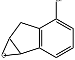 6H-Indeno[1,2-b]oxirene, 5-bromo-1a,6a-dihydro- Struktur