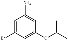 Benzenamine, 3-bromo-5-(1-methylethoxy)- Struktur