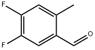 4,5-Difluoro-2-methylbenzaldehyde Struktur