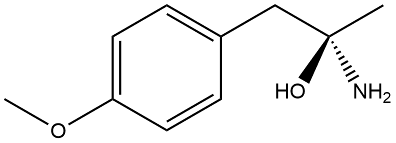 (R)-2-amino-3-(4-methoxyphenyl)propan-1-ol Struktur