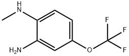 1,2-Benzenediamine, N1-methyl-4-(trifluoromethoxy)- Struktur