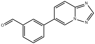 3-([1,2,4]triazolo[1,5-a]pyridin-6-yl)benzaldehyde Struktur