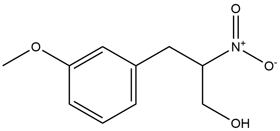 3-(3-methoxyphenyl)-2-nitropropan-1-ol Struktur