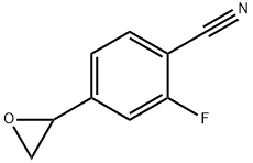 Benzonitrile, 2-fluoro-4-(2-oxiranyl)- Struktur