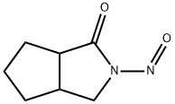 Cyclopenta[c]pyrrol-1(2H)-one, hexahydro-2-nitroso- Struktur