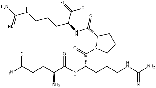 L-Arginine, L-glutaminyl-L-arginyl-L-prolyl- Struktur