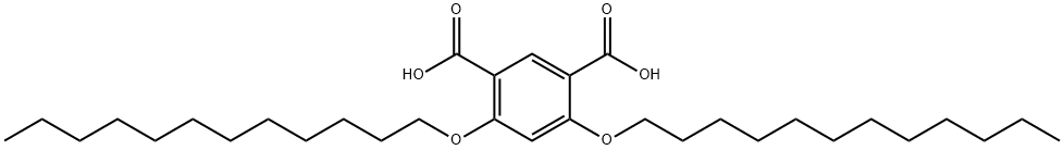 4,6-Bis(dodecyloxy)isophthalic acid Struktur