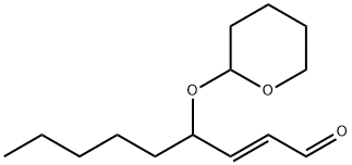 2-Nonenal, 4-[(tetrahydro-2H-pyran-2-yl)oxy]-, (2E)- Struktur