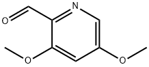 2-Pyridinecarboxaldehyde, 3,5-dimethoxy- Struktur