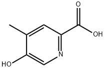 2-Pyridinecarboxylic acid, 5-hydroxy-4-methyl- Struktur