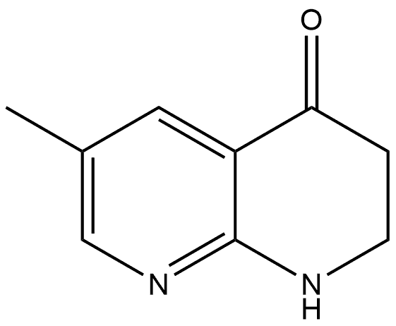 6-methyl-2,3-dihydro-1,8-naphthyridin-4(1H)-one Struktur