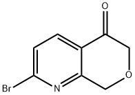 6H-Pyrano[3,4-b]pyridin-5(8H)-one, 2-bromo- Struktur