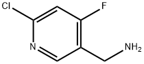 (6-chloro-4-fluoropyridin-3-yl)methanamine Struktur