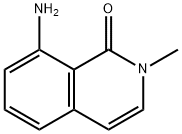 8-amino-2-methyl-1,2-dihydroisoquinolin-1-one Struktur