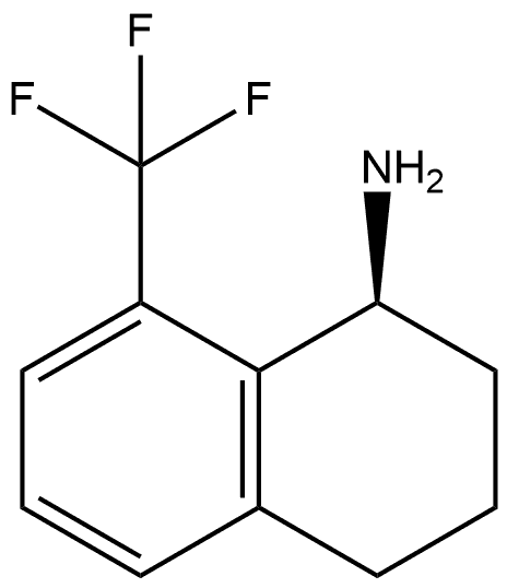 (S)-8-(trifluoromethyl)-1,2,3,4-tetrahydronaphthalen-1-amine Struktur