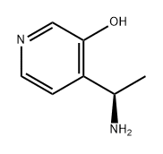 3-Pyridinol, 4-[(1R)-1-aminoethyl]- Struktur